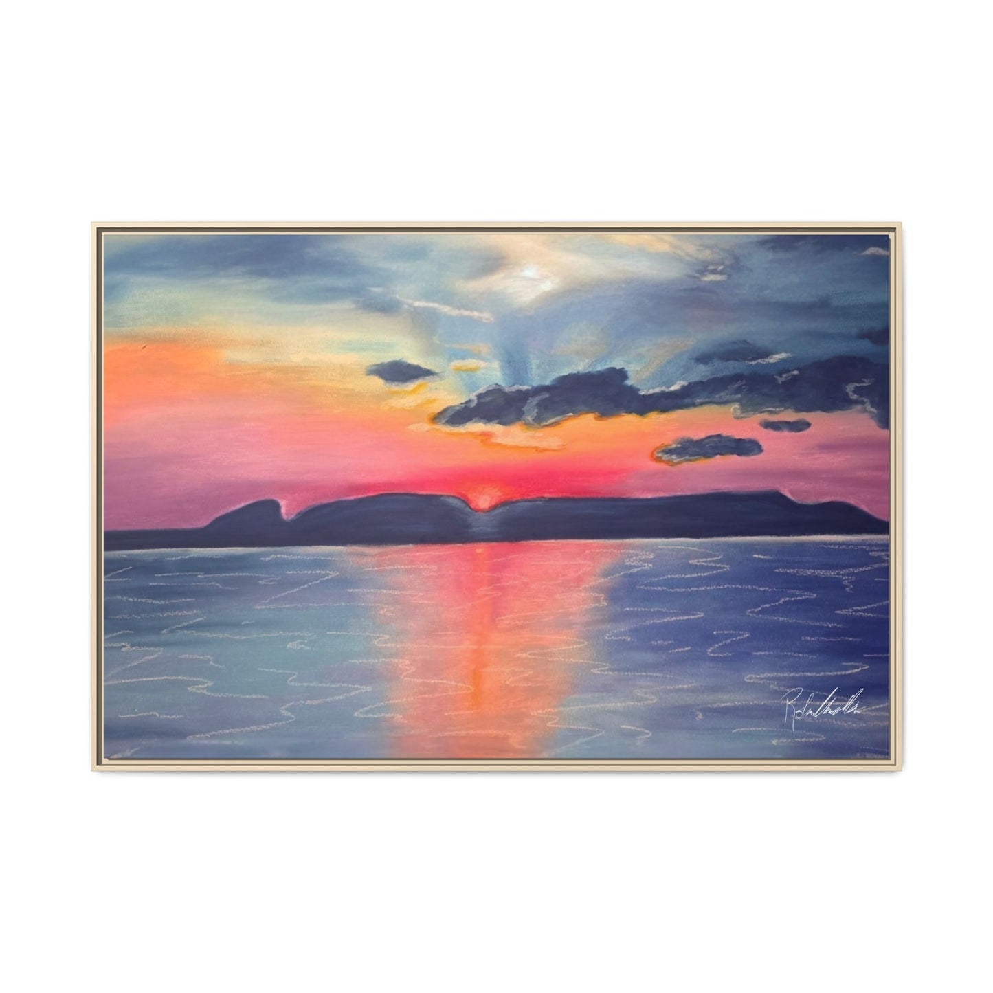 Sleeping Giant at Dawn Framed Wall Art
