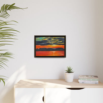 Sleeping Giant at Sunset Framed Wall Art