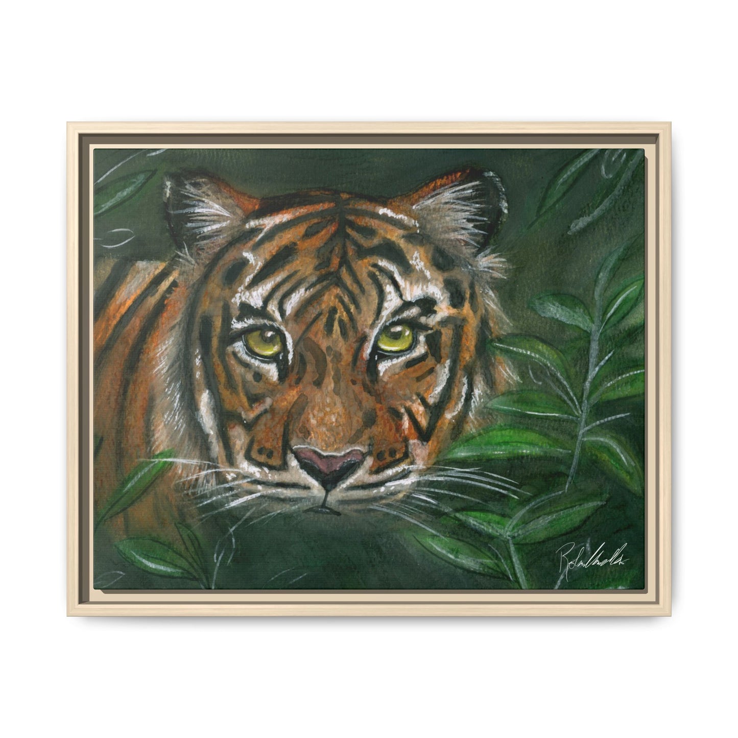 Jungle Tiger Framed Wall Art