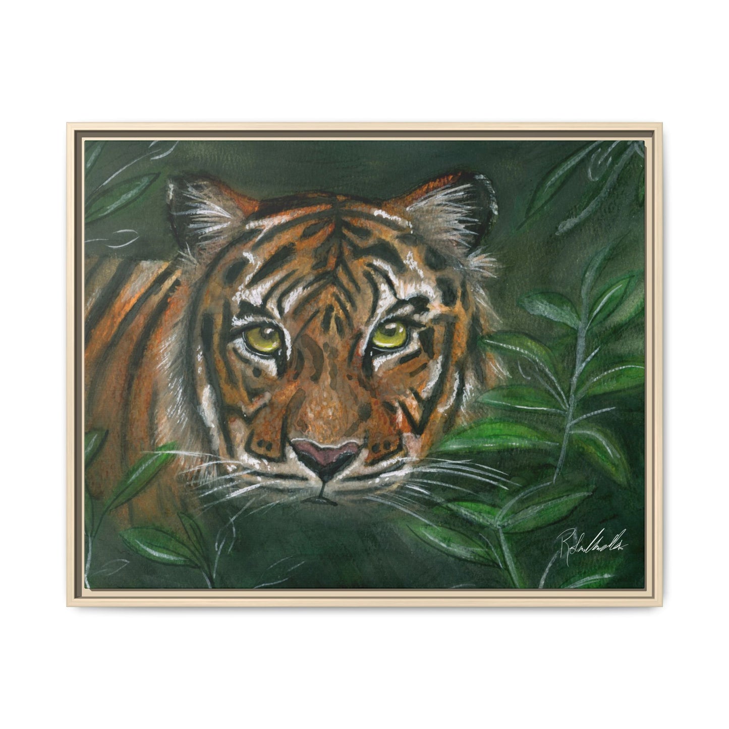 Jungle Tiger Framed Wall Art