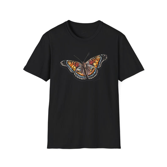 Butterfly Unisex Softstyle Print T-Shirt