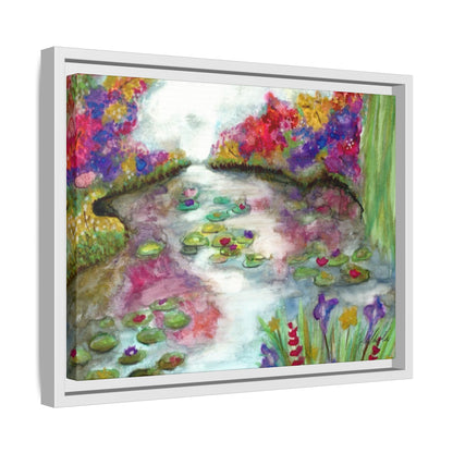 Floral Summer Pond Framed Wall Art