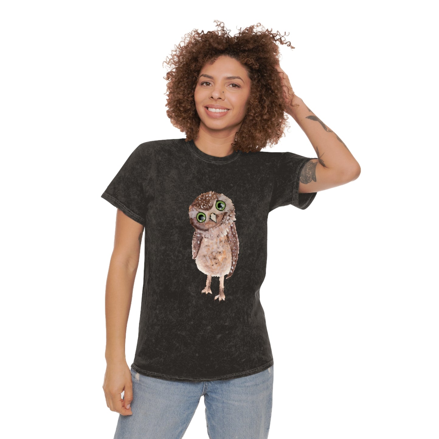 Owl Mineral Unisex Wash T-Shirt