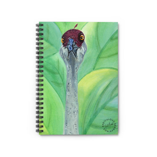 Ostrich Ruled Line Notebook 118 Pages, Printed Cover