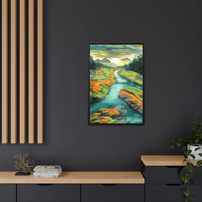 Mountain Stream Framed Wall Art