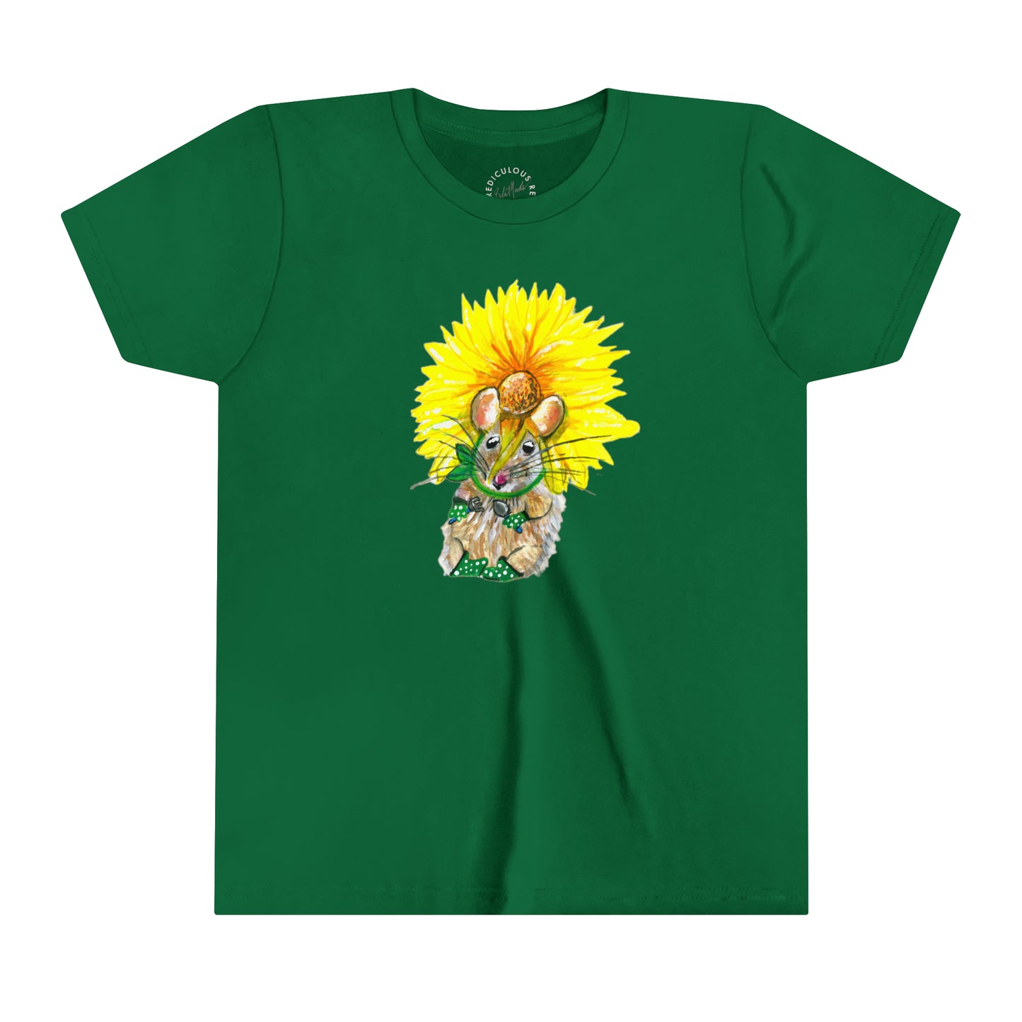 Sunflower Mouse Kids T-Shirt