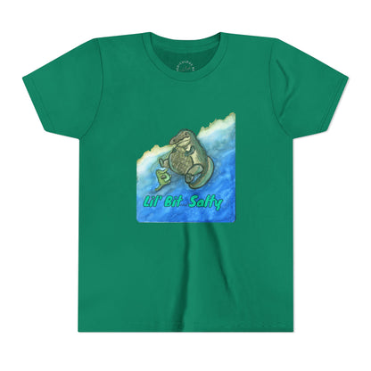 Youth Tee — "Lil' Bit Salty" Gator Graphic Shirt