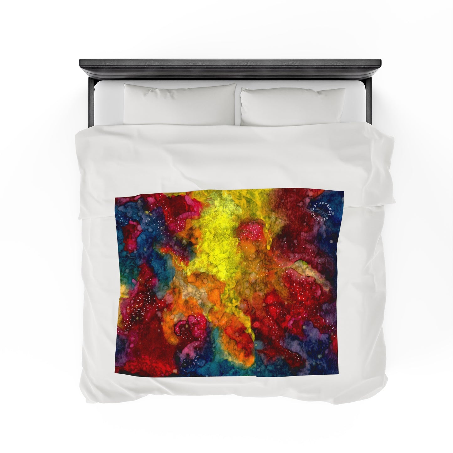 Sunset Clouds Galaxy Velveteen Plush Blanket