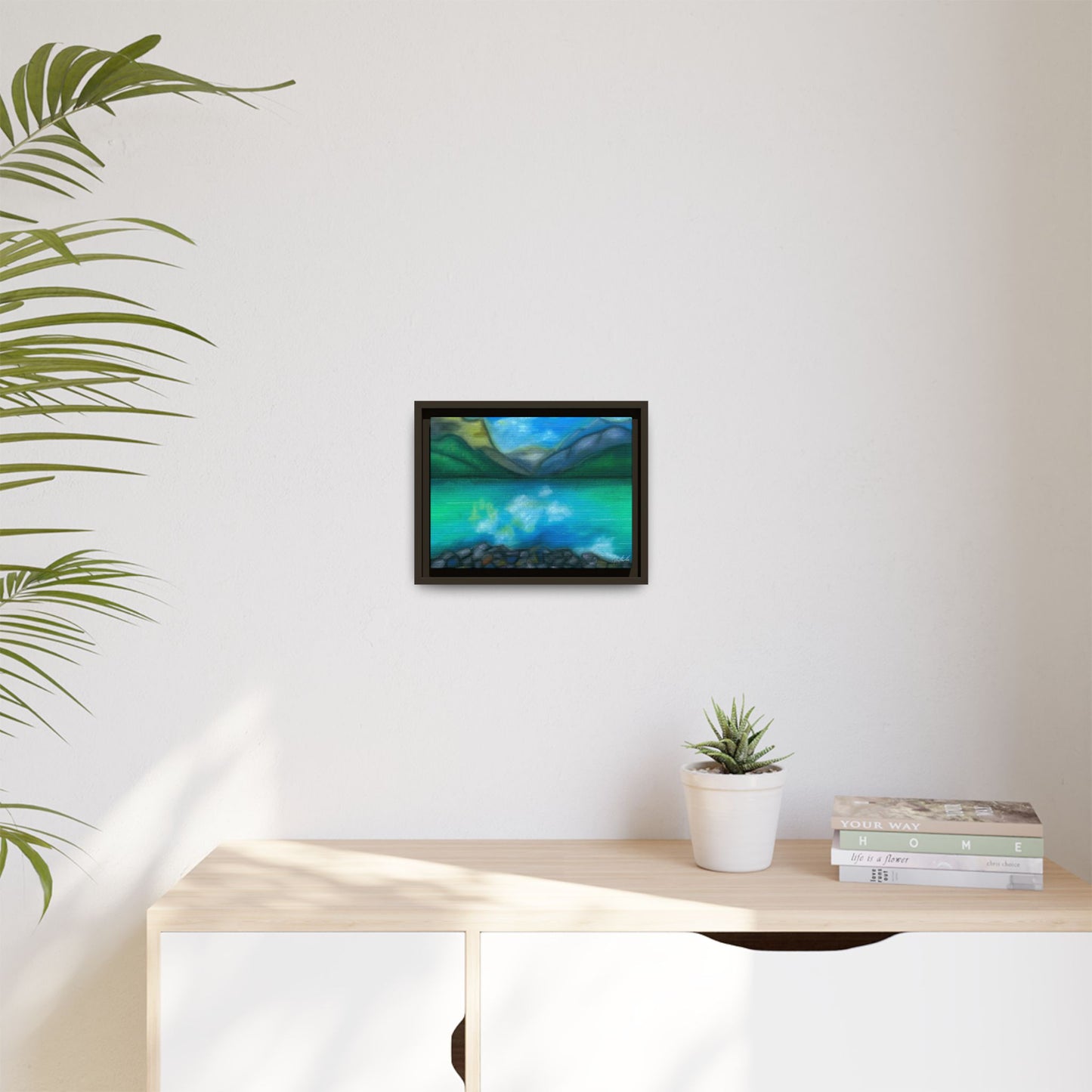 Mountain Lake Framed Wall Art