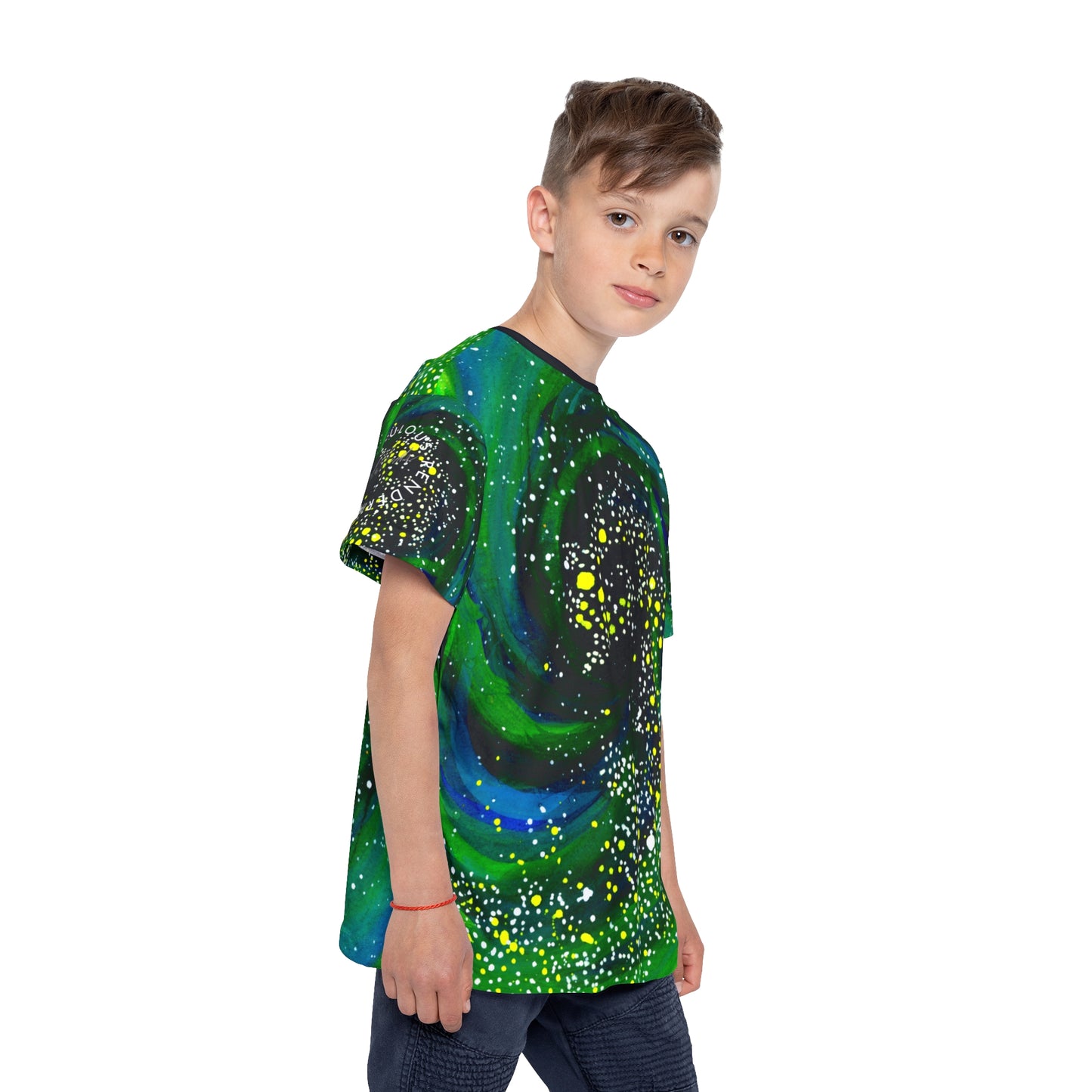 Spiral Galaxy Kids Sports Jersey (AOP)