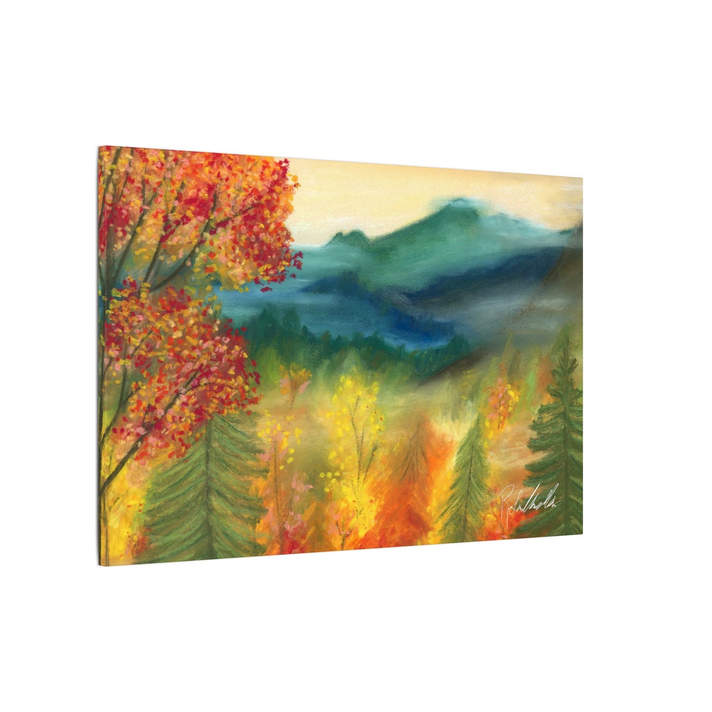 Fall Mountains Canvas Gallery Wrap