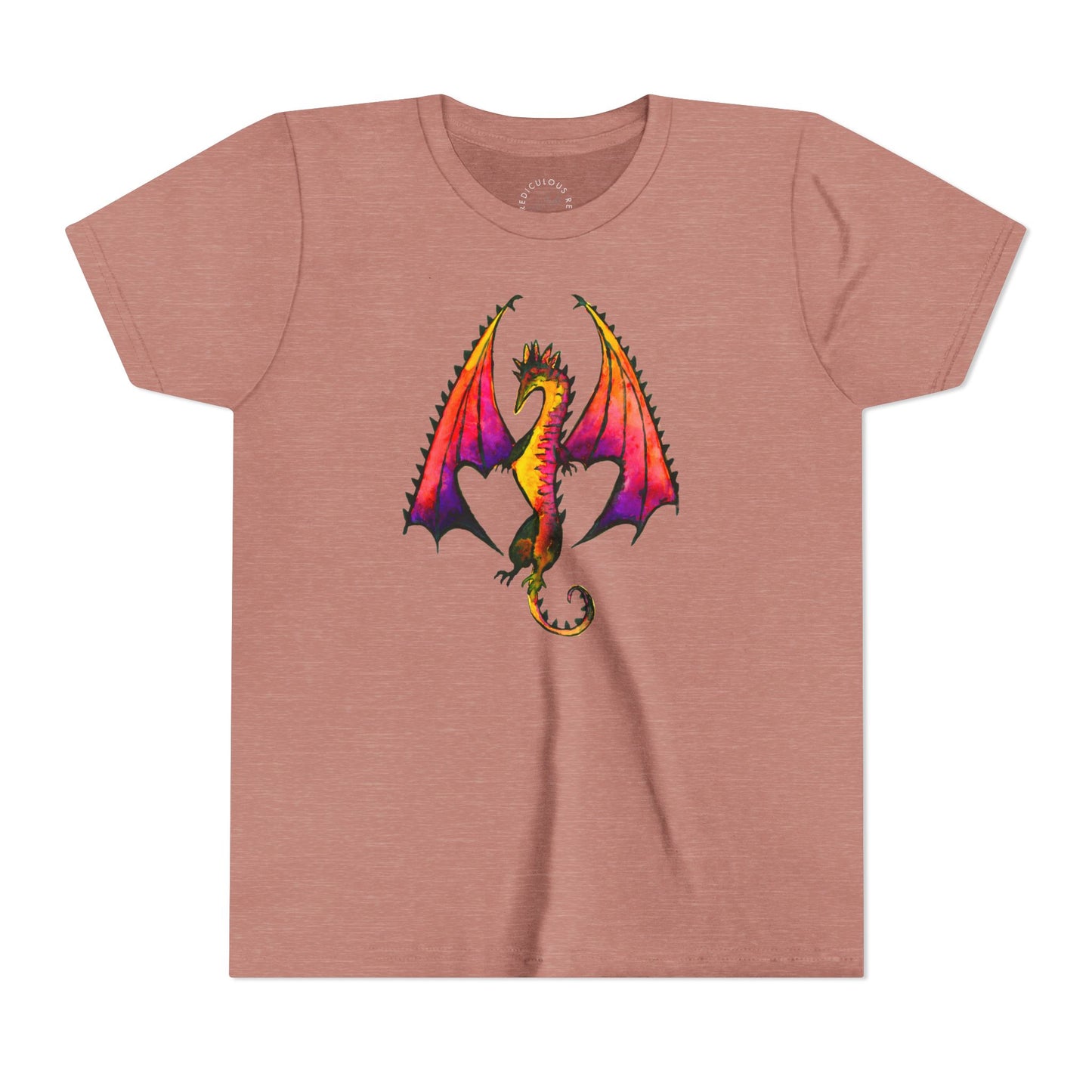 Kids Dragon T-Shirt — Colorful Fantasy Dragon Youth Tee