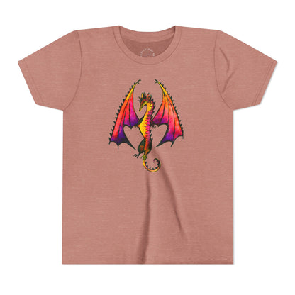 Kids Dragon T-Shirt — Colorful Fantasy Dragon Youth Tee