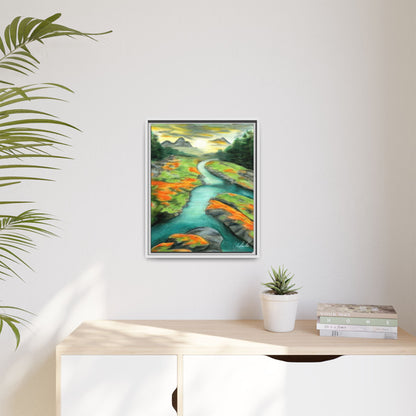 Mountain Stream Framed Wall Art