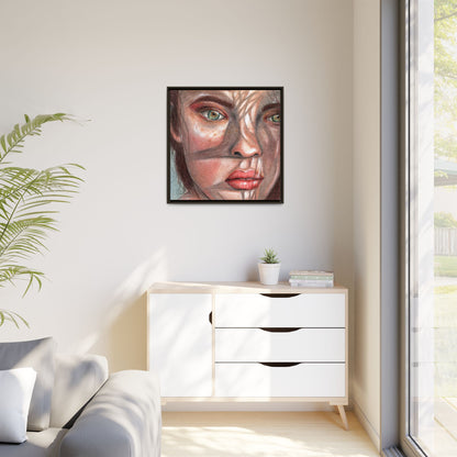 Woman In the Shadows Framed Wall Art