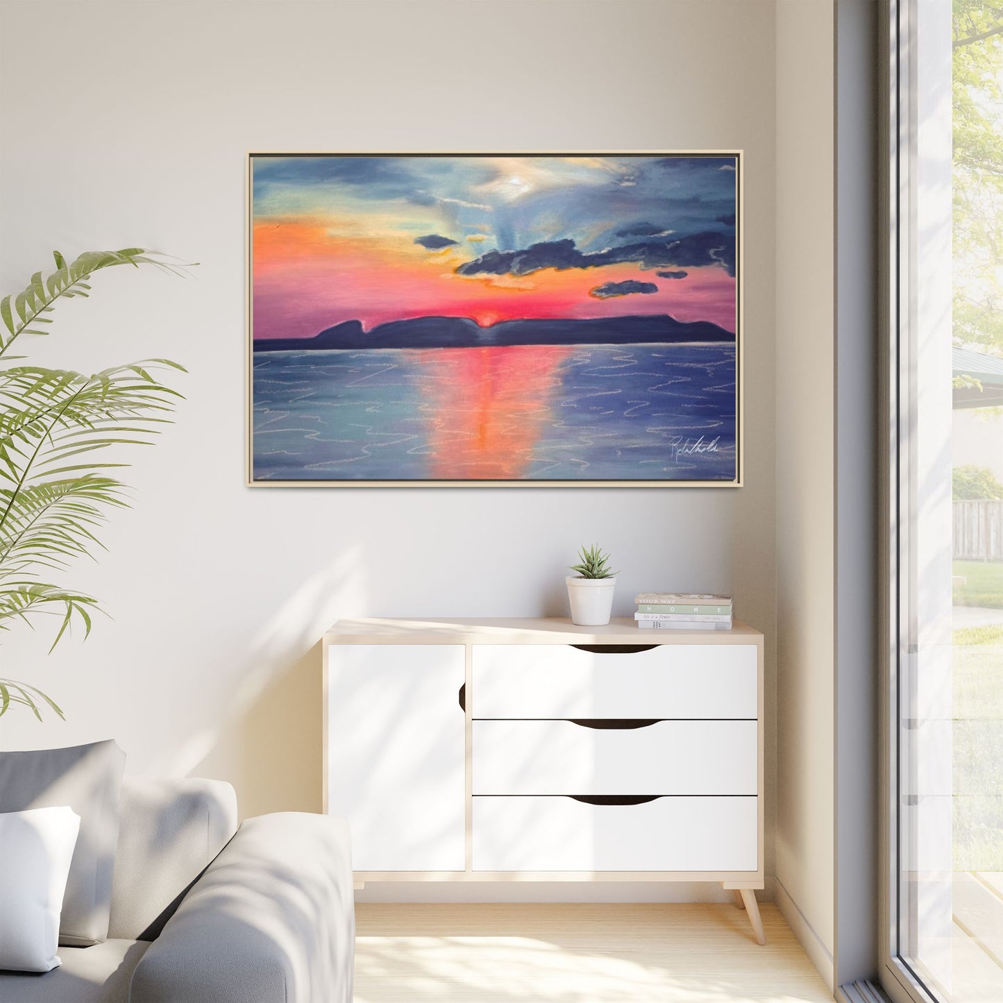 Sleeping Giant at Dawn Framed Wall Art
