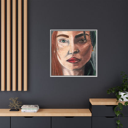 Beyond Race Woman Framed Wall Art