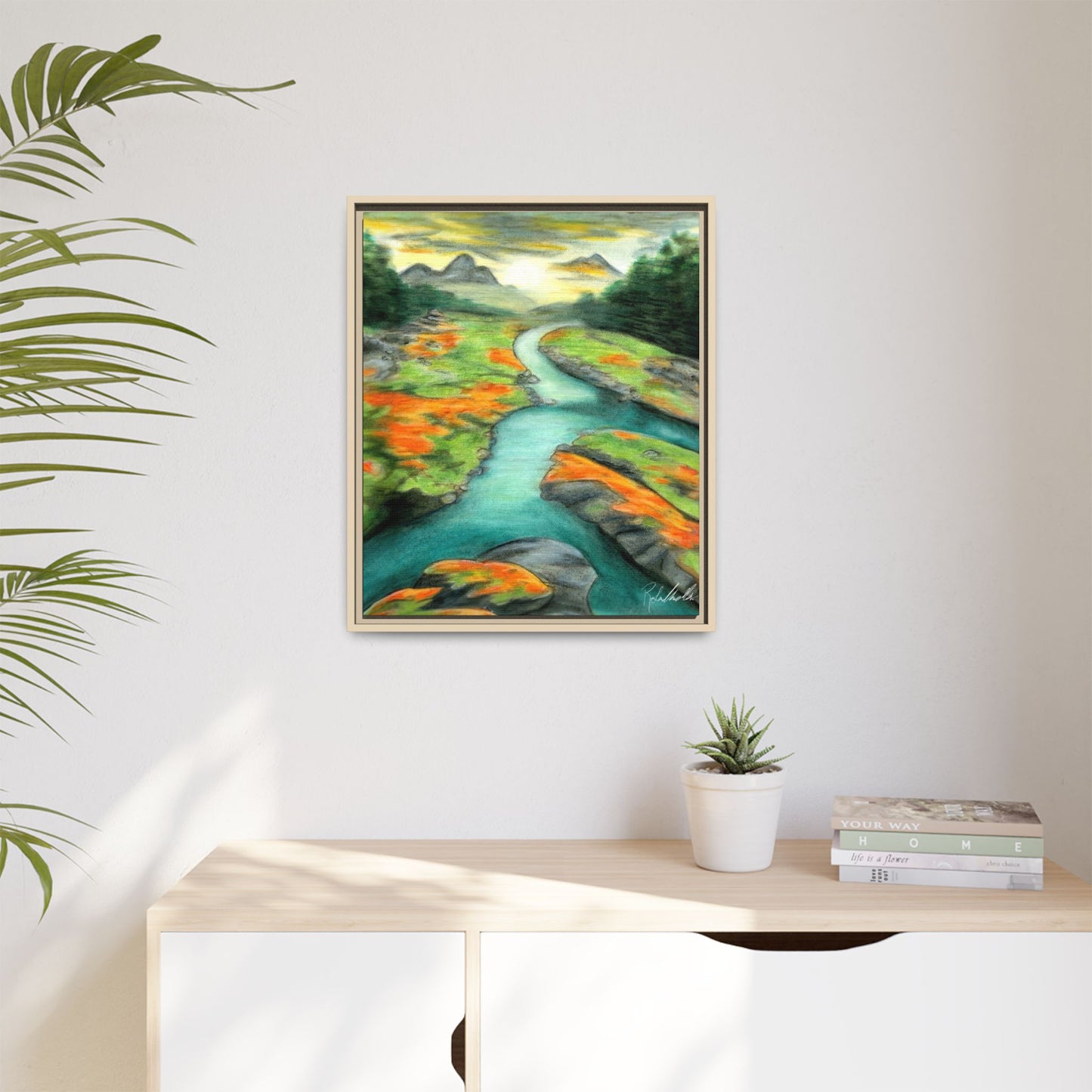 Mountain Stream Framed Wall Art