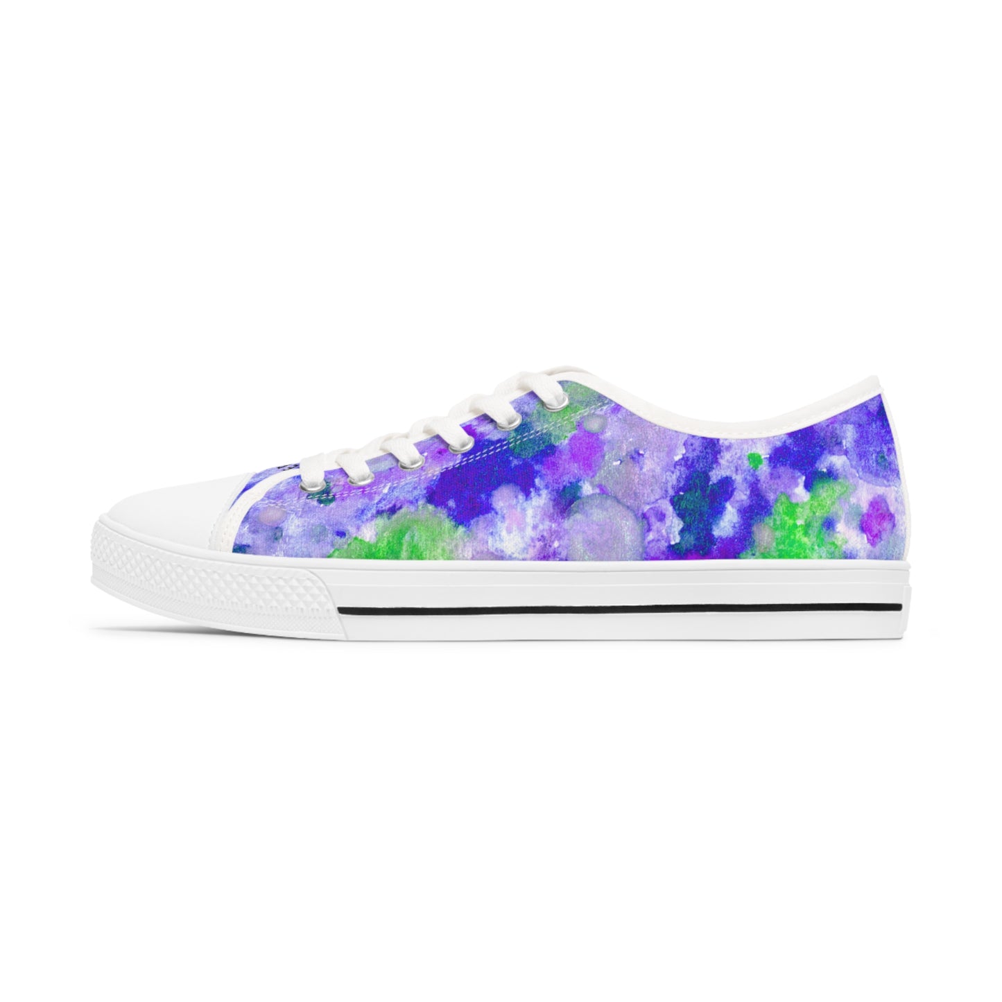 Purple Dot Unisex Classic Low Top Sneakers