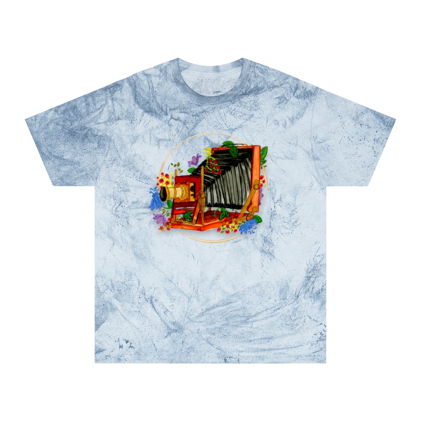 Vintage Camera Unisex Color Blast T-Shirt