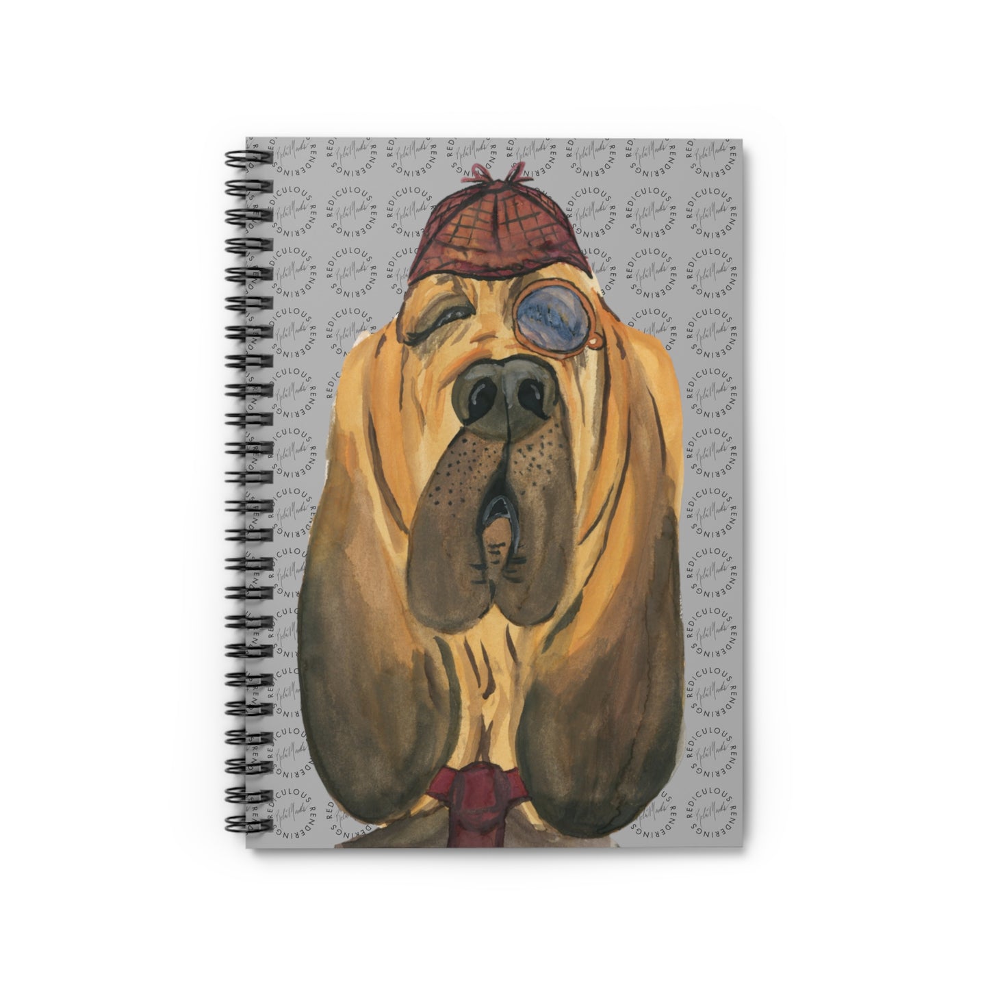 Dog Ruled Line Notebook 118 Pages, Printed Cover