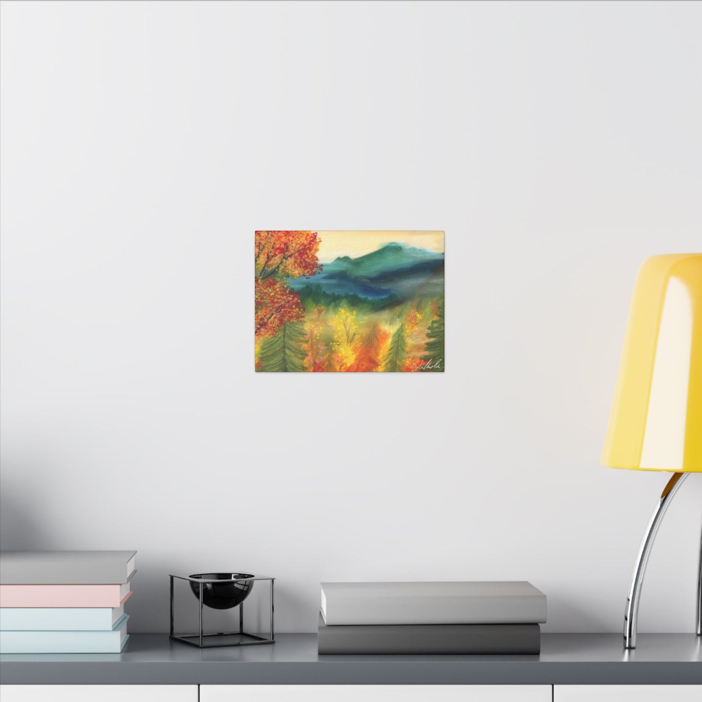 Fall Mountains Canvas Gallery Wrap