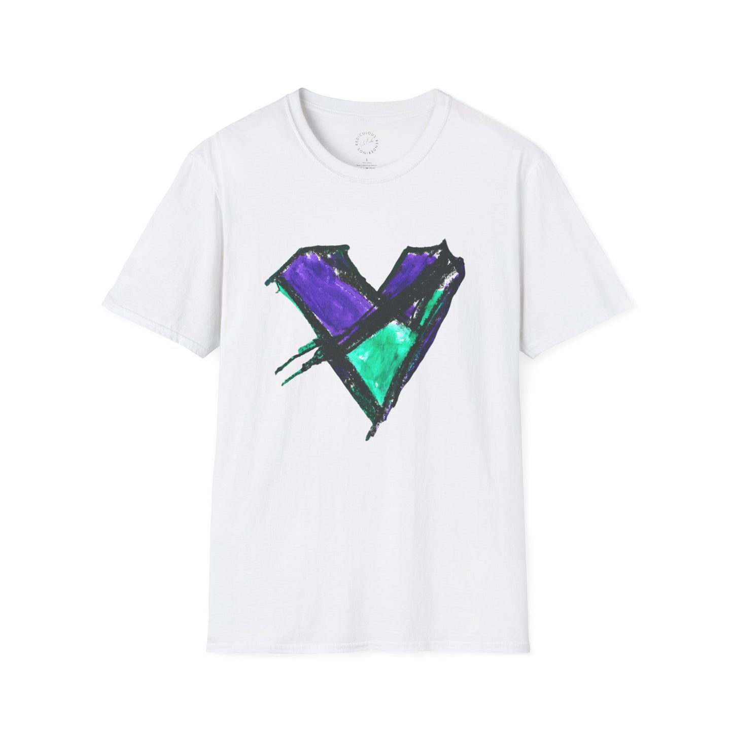 Kid Creation- Heart Unisex Softstyle T-shirt