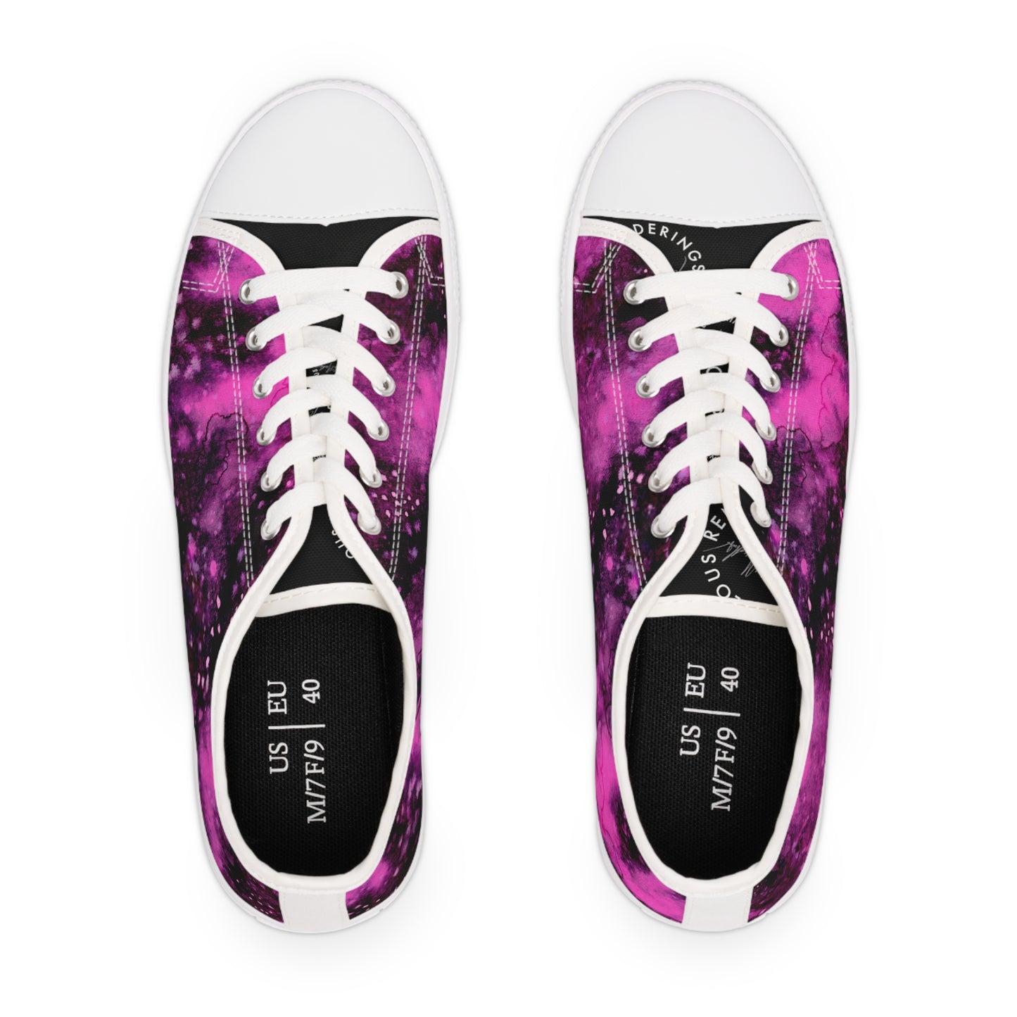 Rose Colored Galaxy Unisex Classic Low Top Sneakers