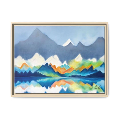 Blue and Gray Smokey Mountains Framed Wall Art