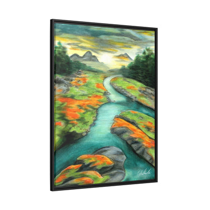 Mountain Stream Framed Wall Art