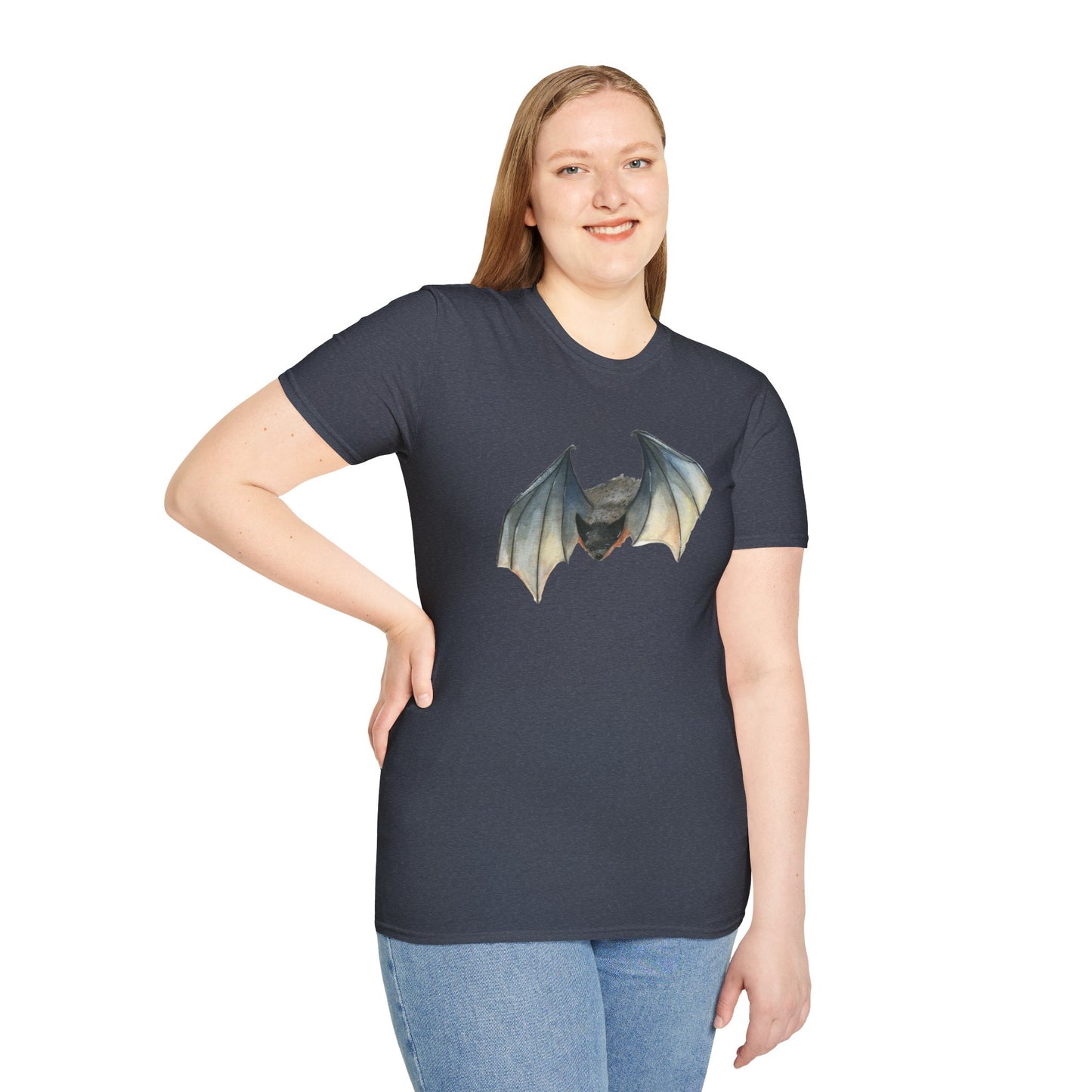 Flying Bat Unisex Softstyle T-Shirt