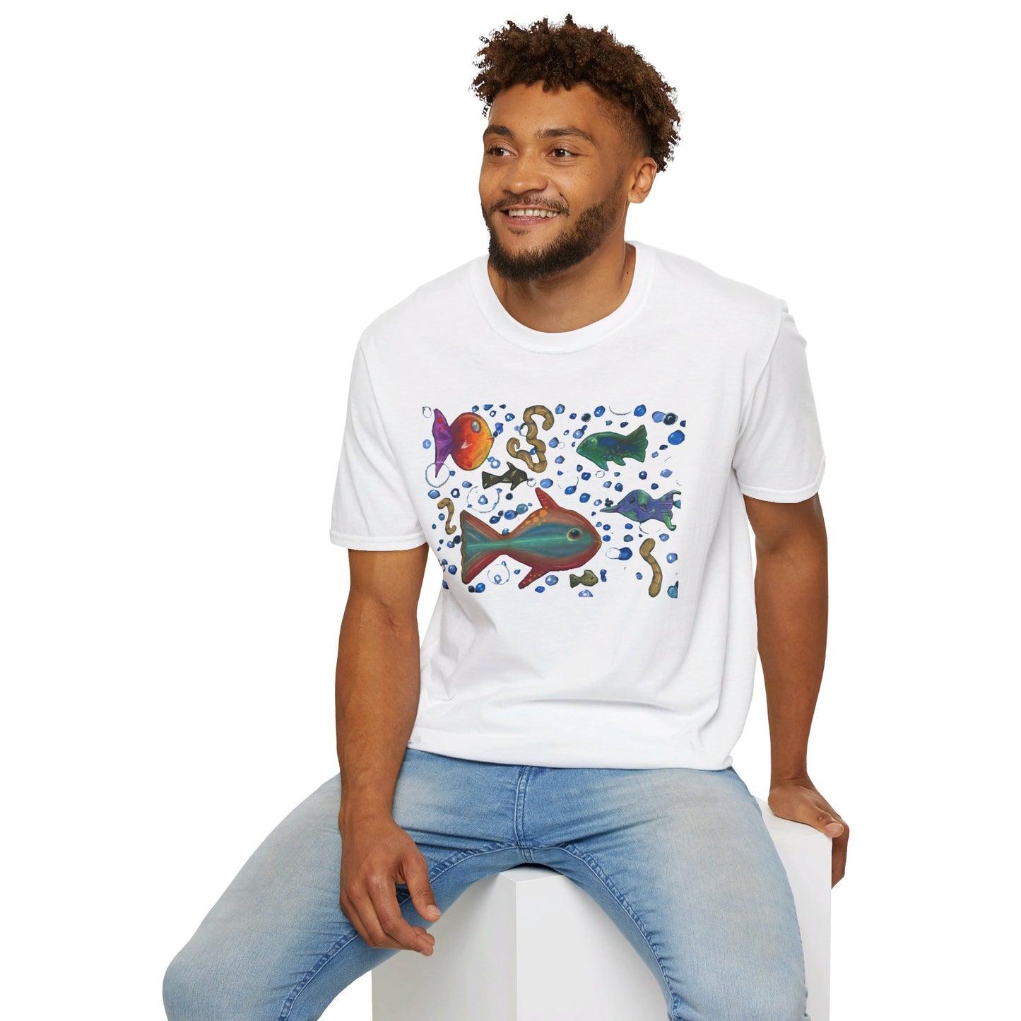 Fish Unisex Softstyle T-Shirt