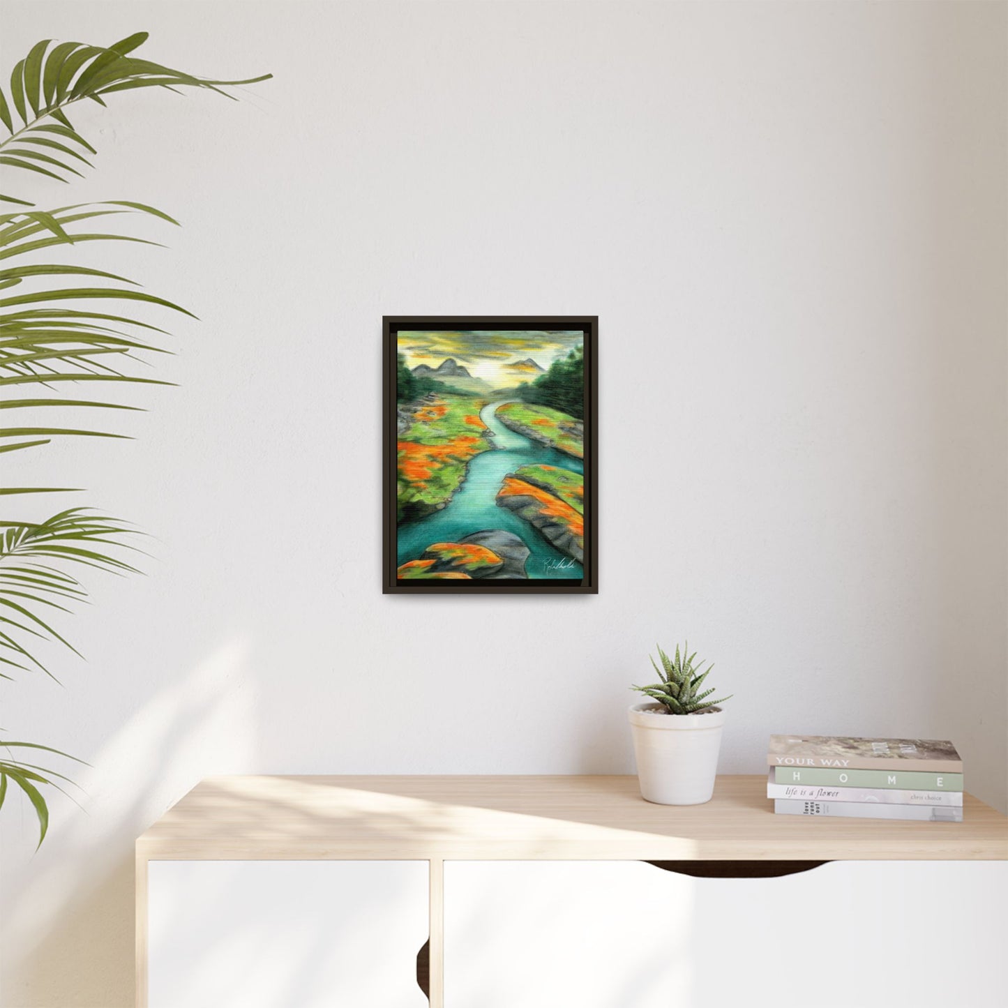 Mountain Stream Framed Wall Art