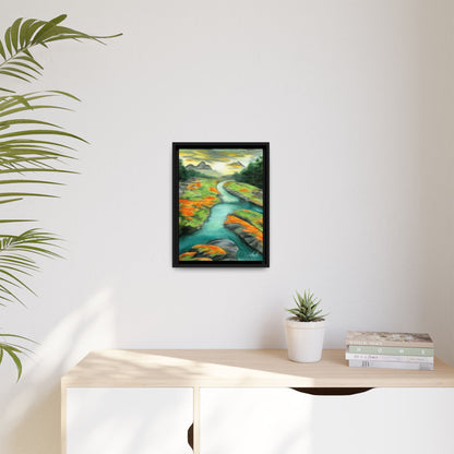 Mountain Stream Framed Wall Art