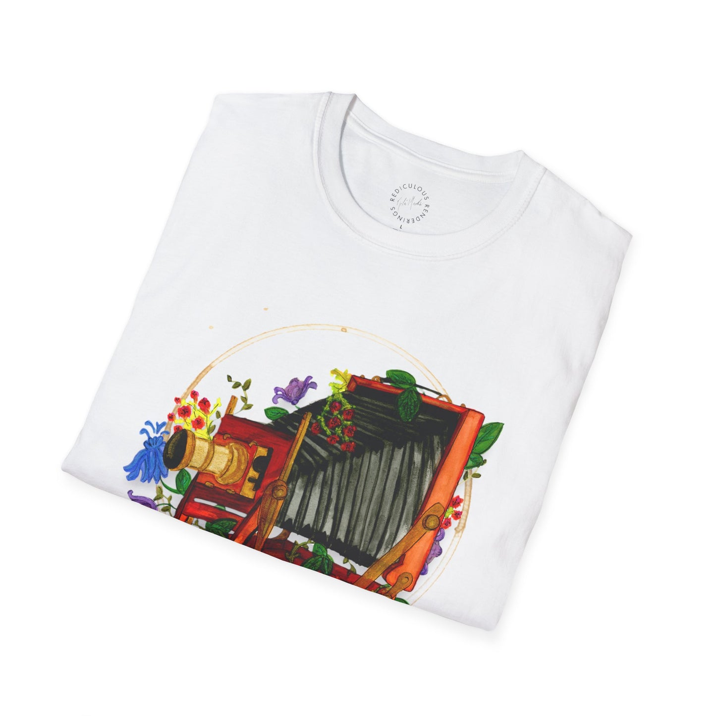 Vintage Camera Unisex Softstyle T-Shirt