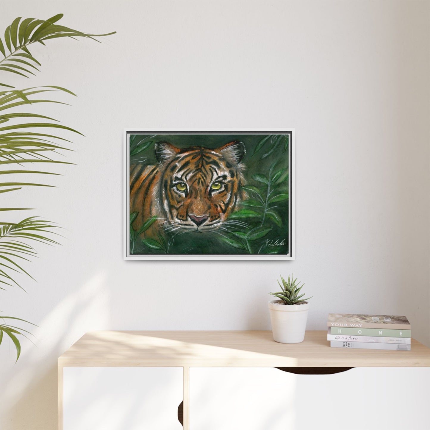 Jungle Tiger Framed Wall Art