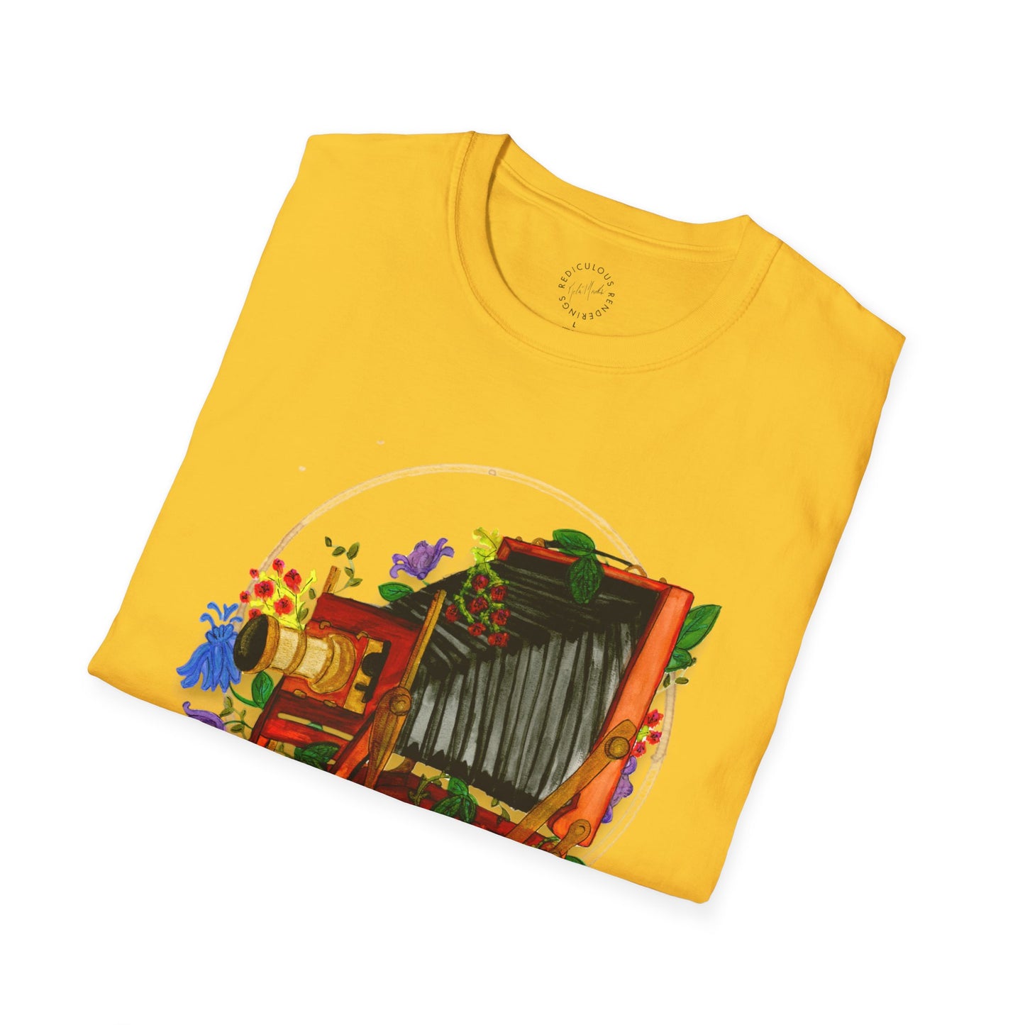 Vintage Camera Unisex Softstyle T-Shirt