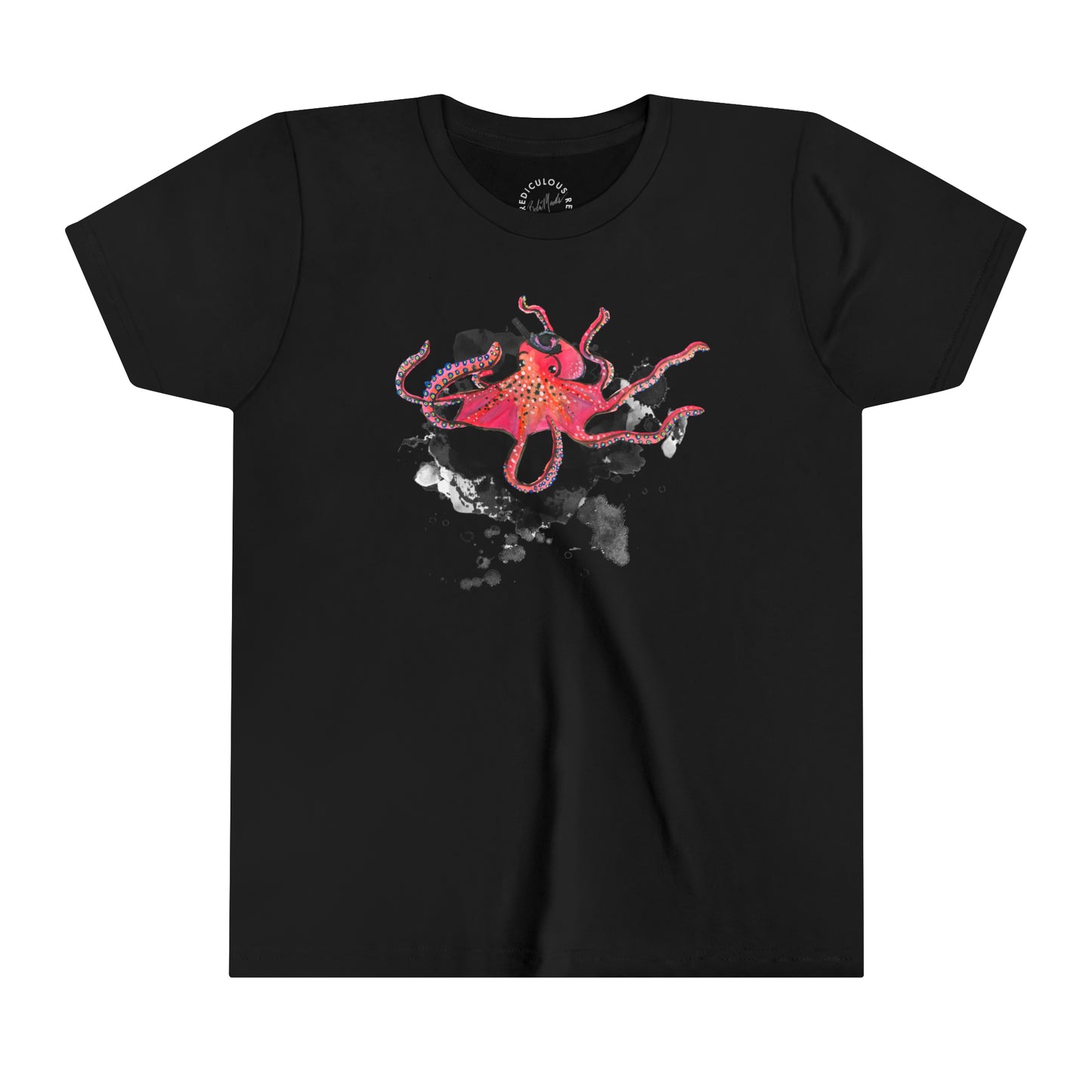 Red Octopus Kids T-Shirt