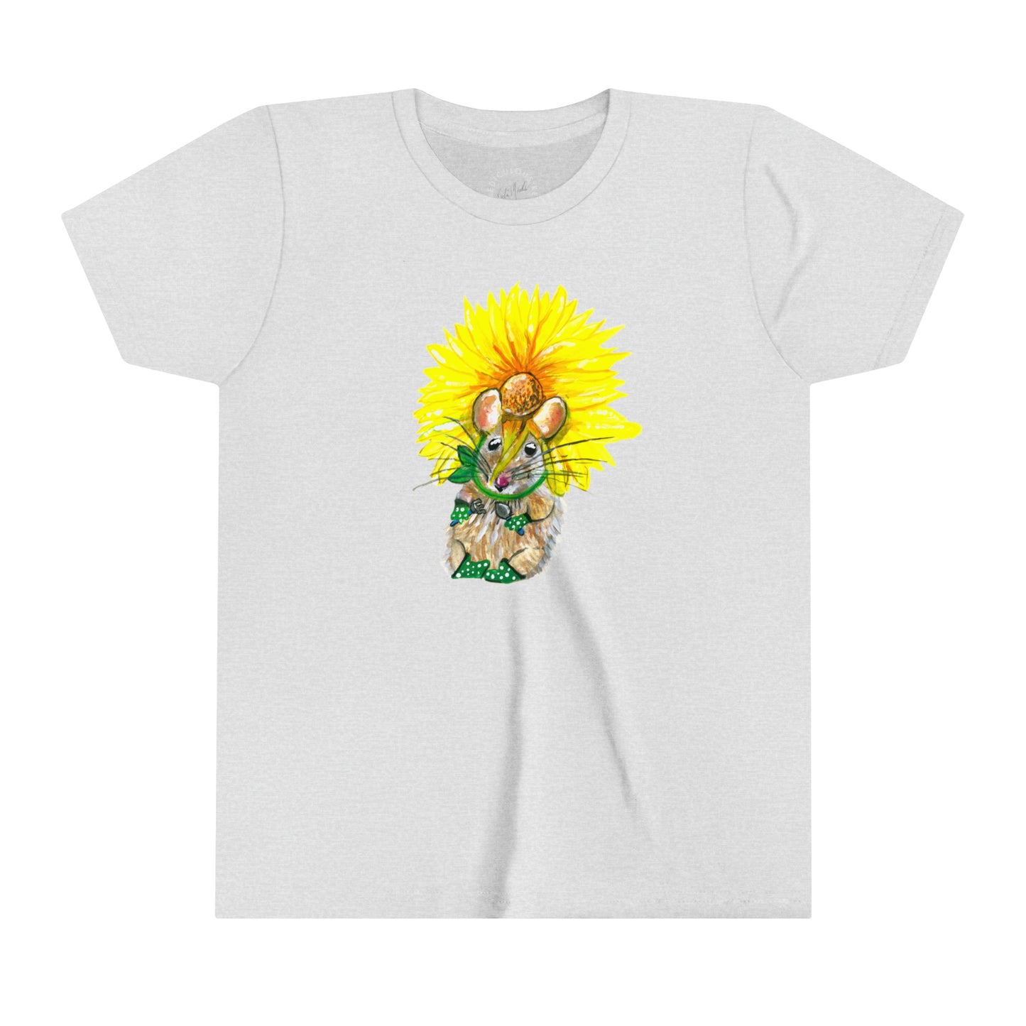 Sunflower Mouse Kids T-Shirt