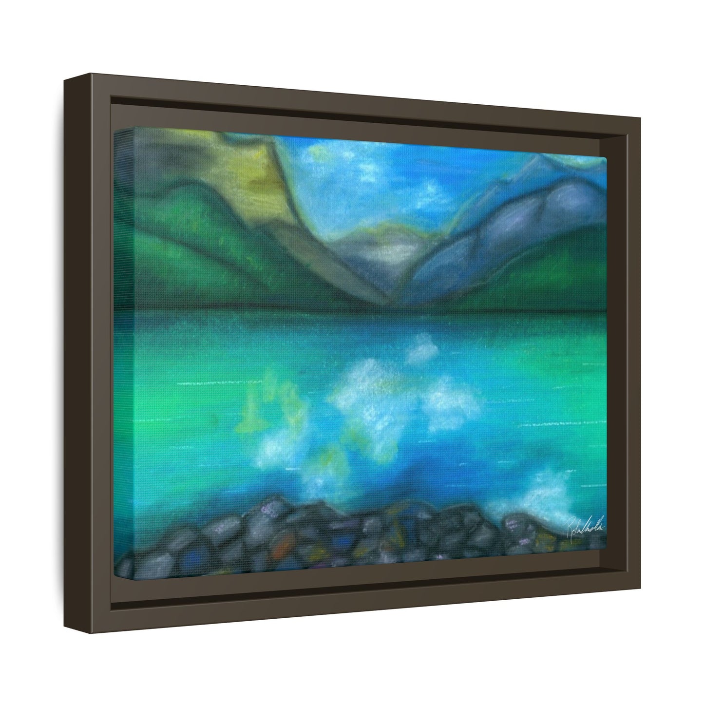 Mountain Lake Framed Wall Art
