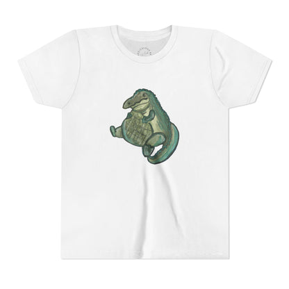 Kids T‑Shirt — Cute Chubby Alligator Graphic