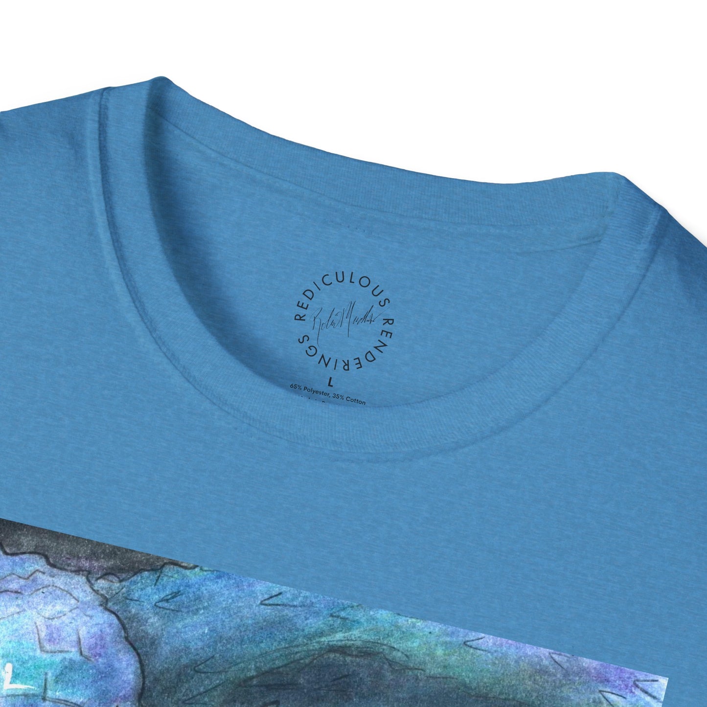 Cute Snake Unisex Softstyle Print T-Shirt