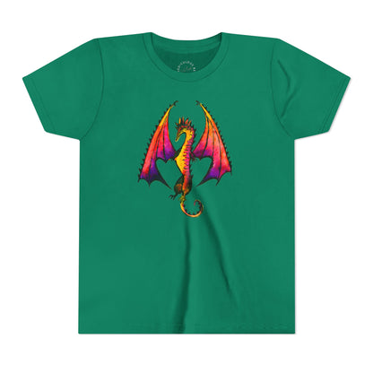 Kids Dragon T-Shirt — Colorful Fantasy Dragon Youth Tee