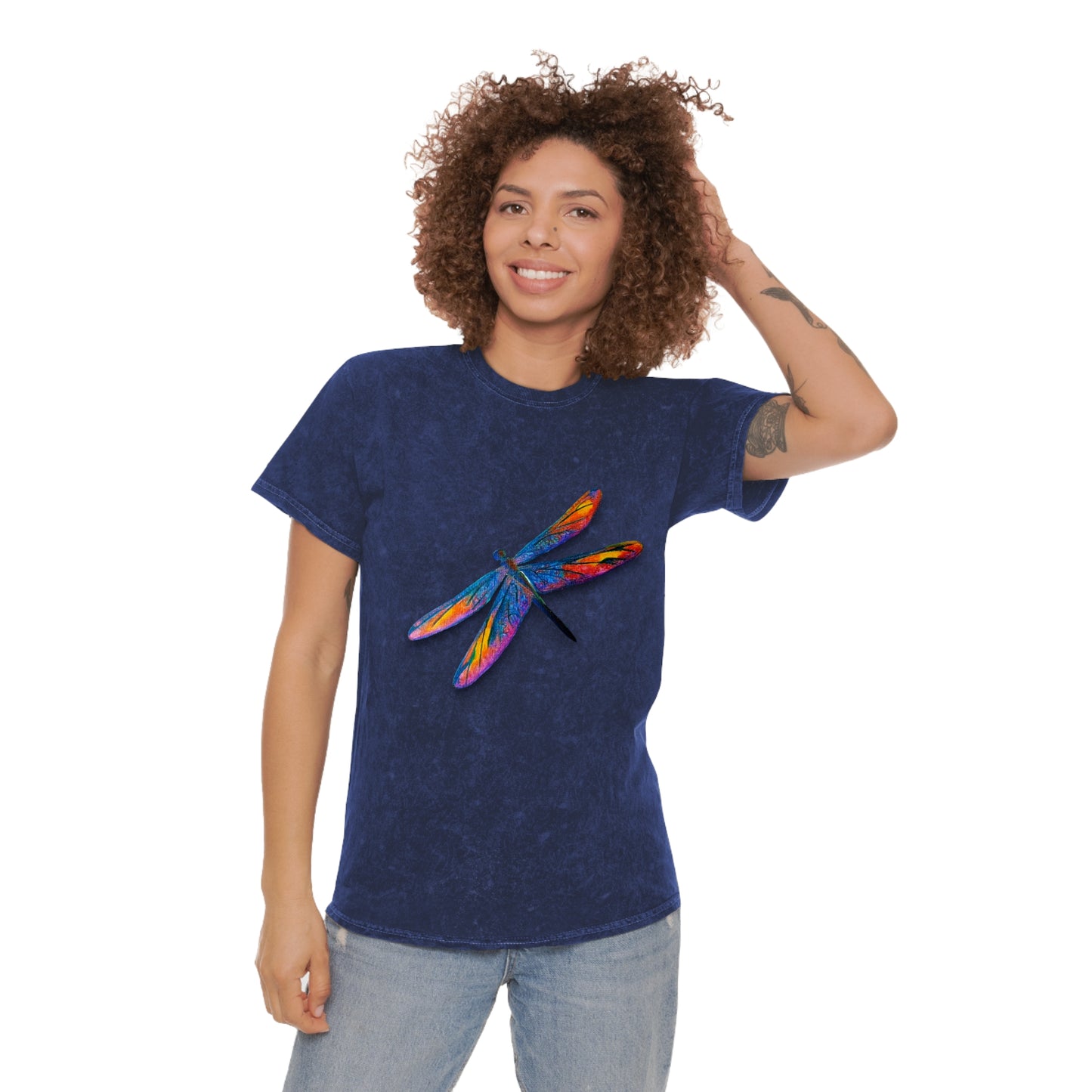 Dragon Fly Mineral Unisex Wash T-Shirt