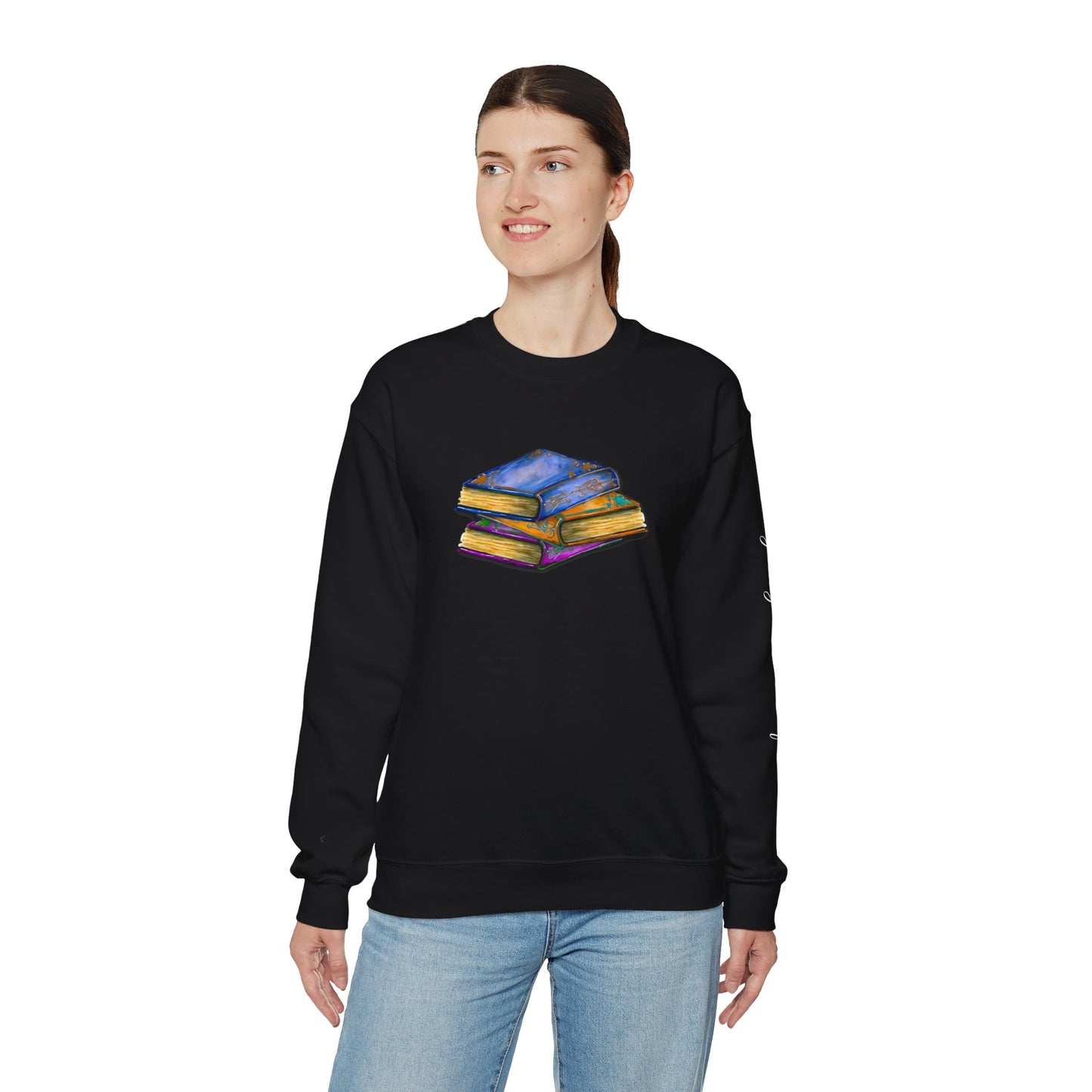 Book- His jaw tightened... Unisex Heavy Blend™ Crewneck Sweatshirt