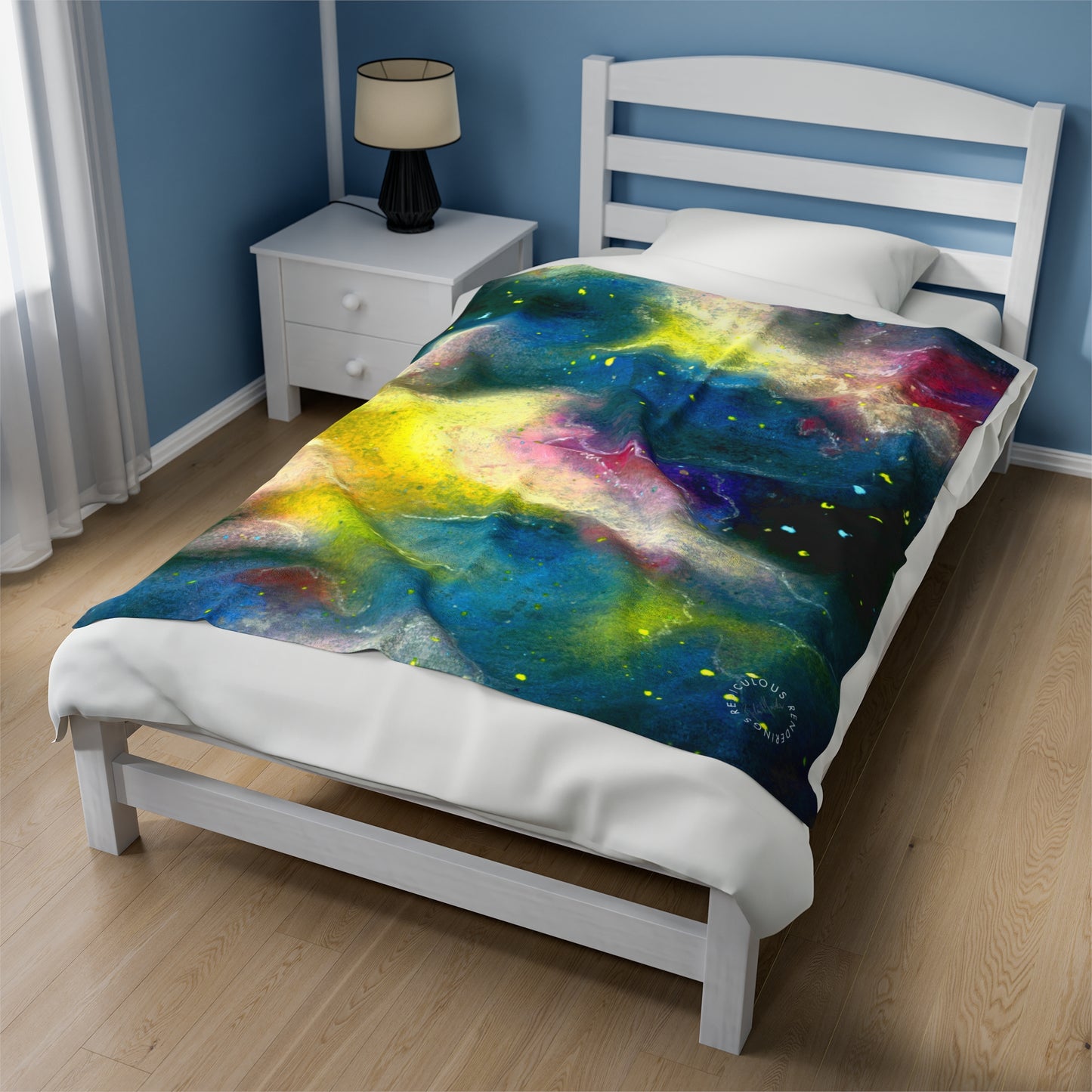 Sunrise Galaxy Velveteen Plush Blanket