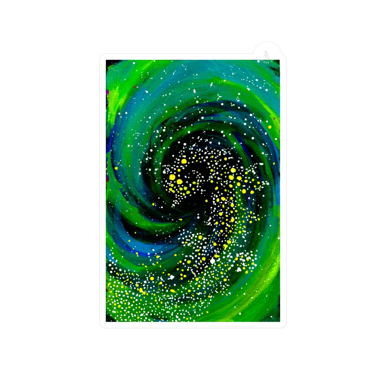 Spiral Galaxy Kiss-Cut Vinyl Decals