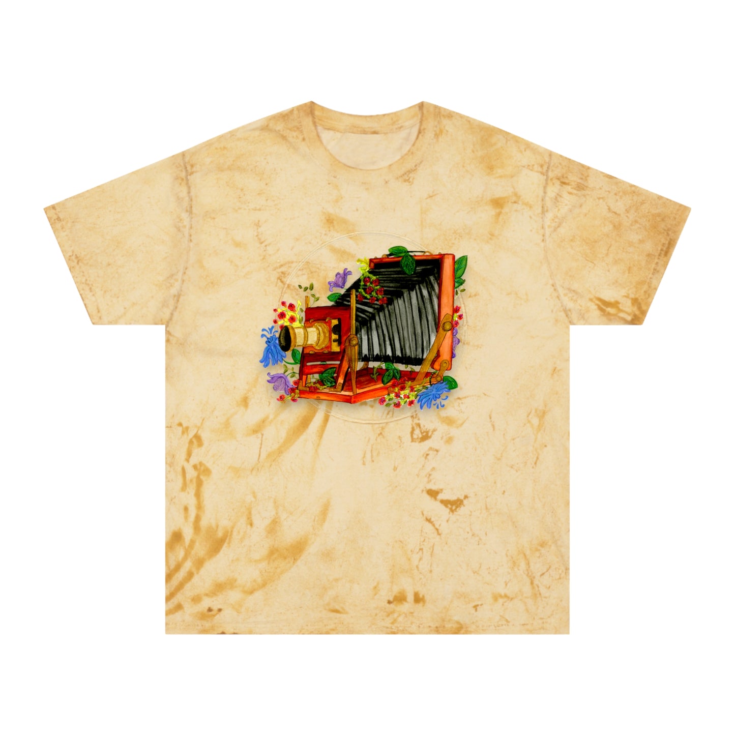 Vintage Camera Unisex Color Blast T-Shirt