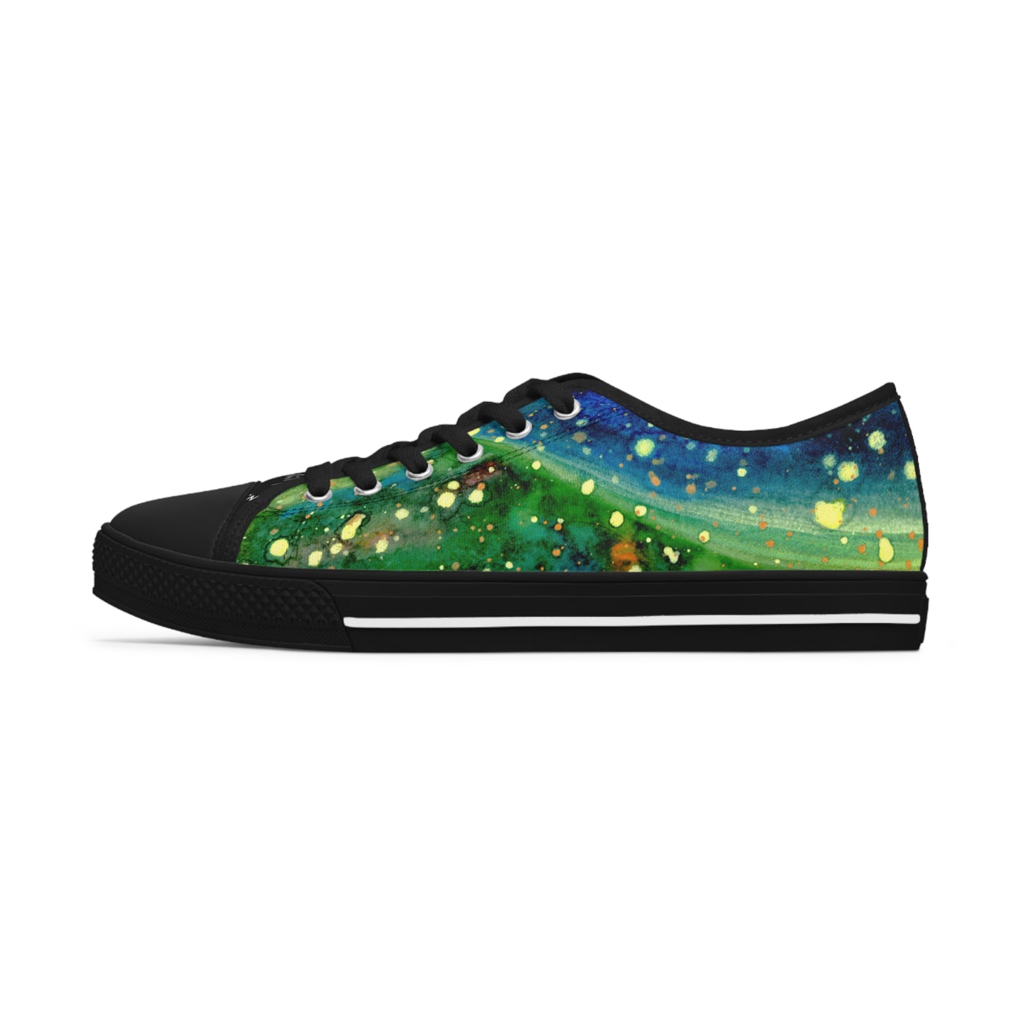 Blue Planet Galaxy Unisex Classic Low Top Sneakers Closed Toe Casual Walking Fashion Shoes