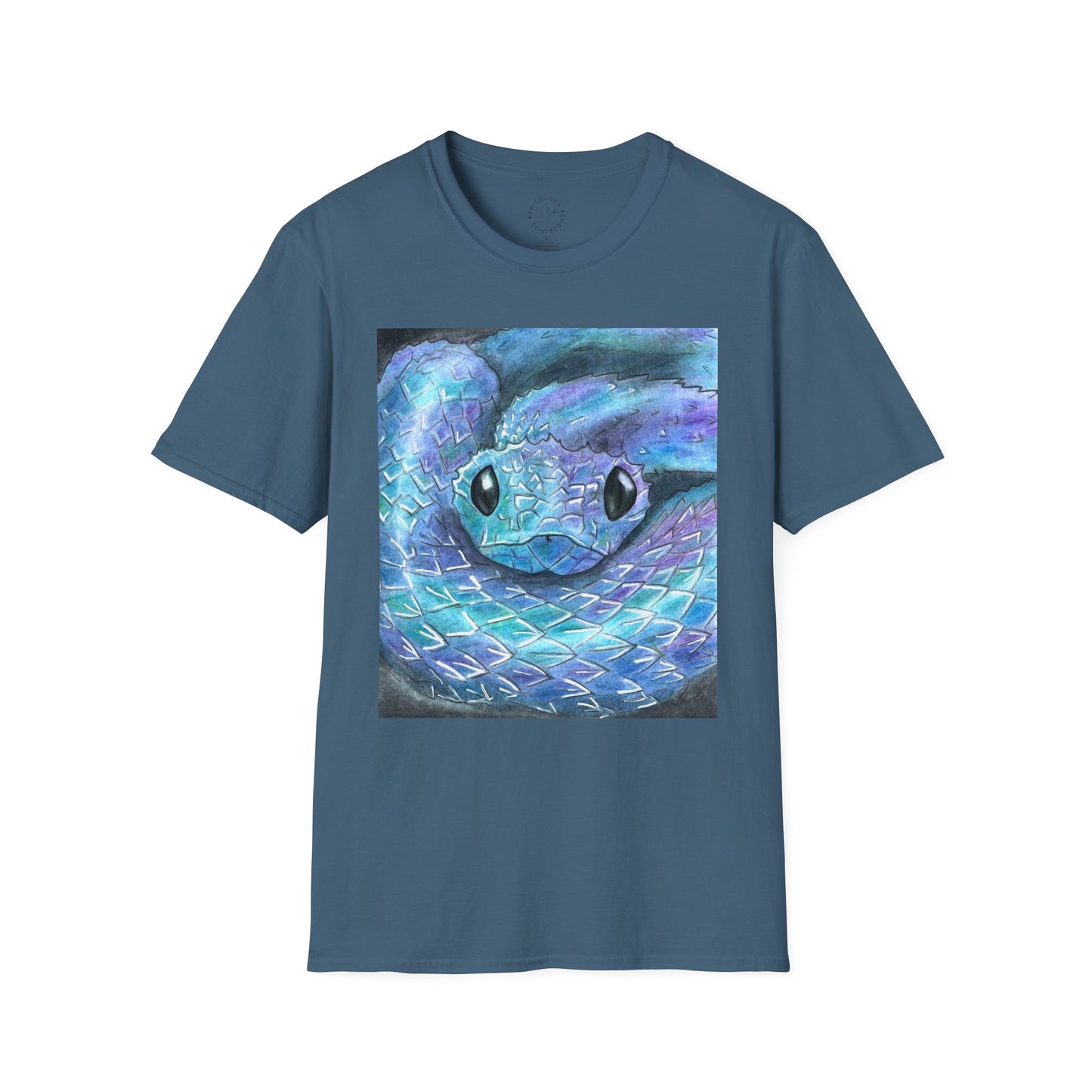 Cute Snake Unisex Softstyle Print T-Shirt